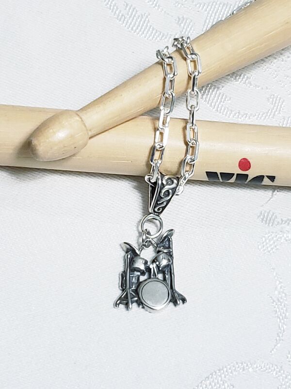 Drummer Drumset Necklace - product images  of 