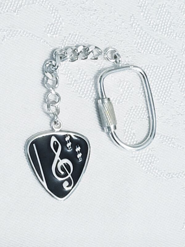 All Sterling Guitar Pick Keychain - product images  of 