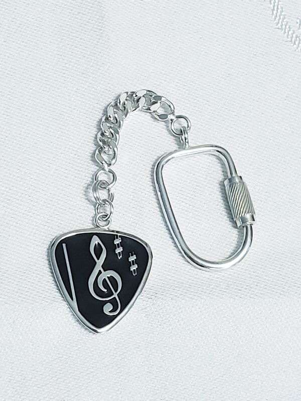  All Sterling Guitar Pick Keychain - product images  of 