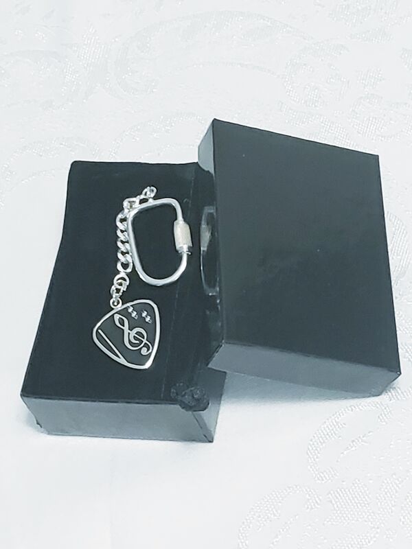  All Sterling Guitar Pick Keychain - product images  of 