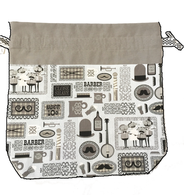 Large Barber Shop Project Bag - product images  of 