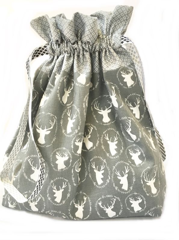 Large Stag head Project Bag - product images  of 