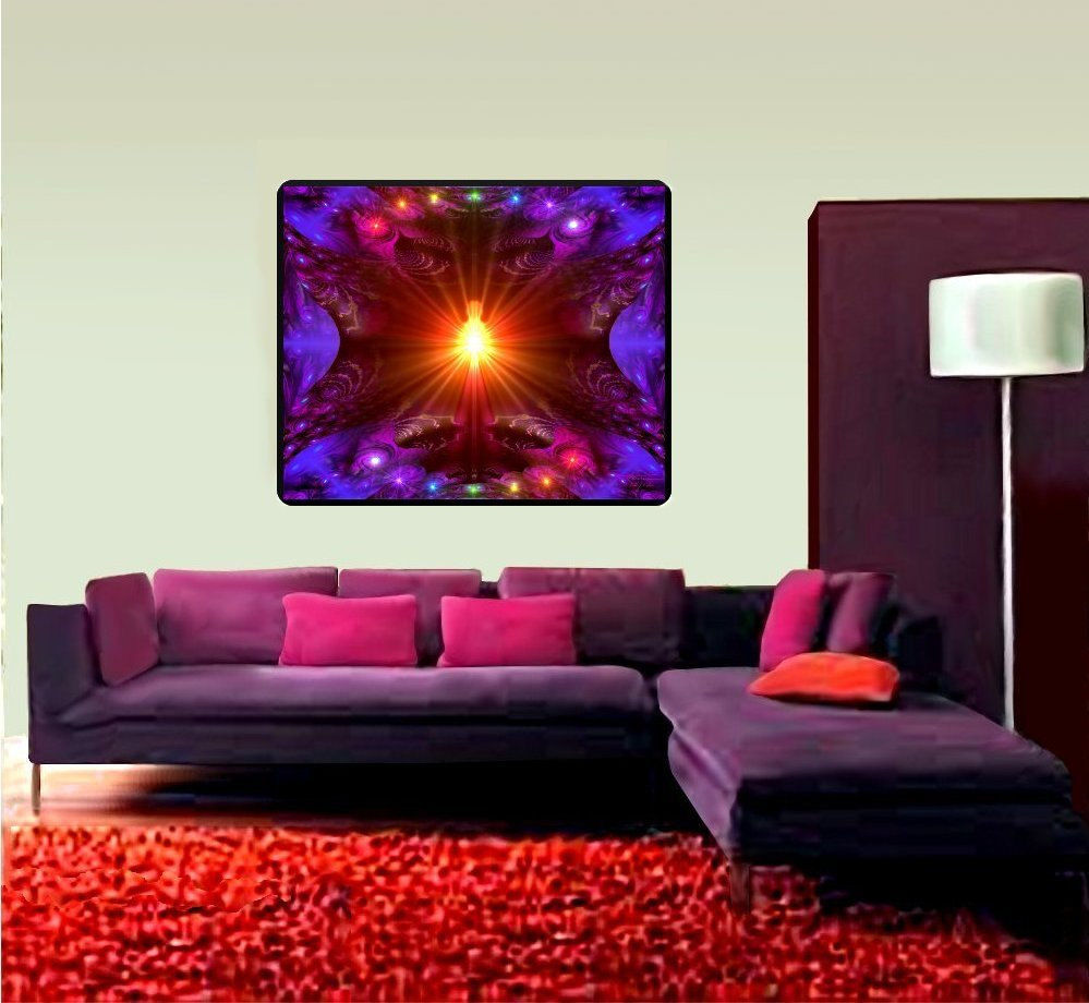 Huge Tation Room Wall Decor Chakra Art Tapestry The Protector