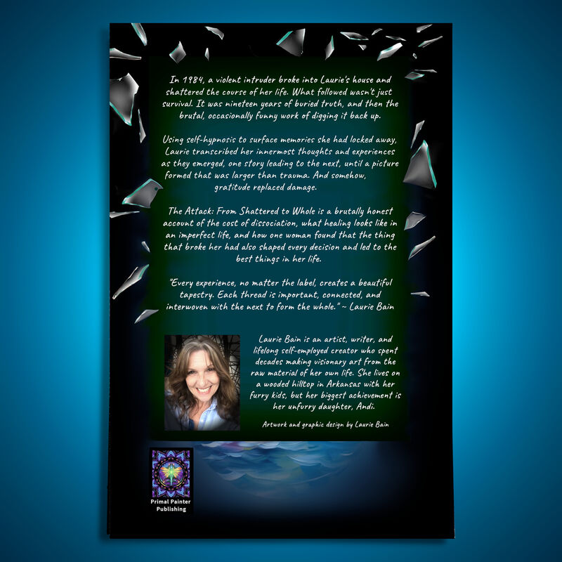Illustrated Memoir, Surviving Trauma, #MeToo Autobiography - "The Attack: From Shattered to Whole - product images  of 