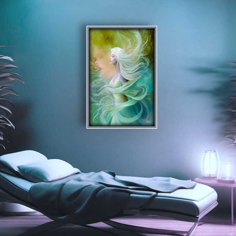 Goddess Wall Art Print, Fantasy Meditation Decor, Symbolism -"Mystrielle" - product images  of 