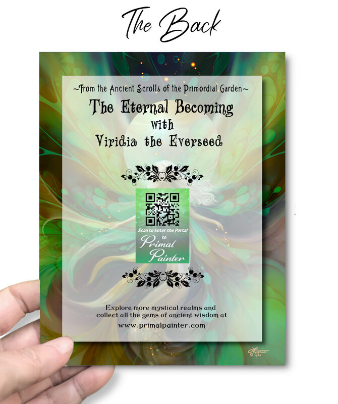 Goddess Art Collectible Story Card, Keepsake Greeting Card, Quote &amp; Mythology - product images  of 