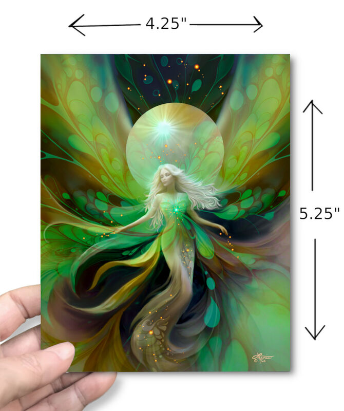 Goddess Art Collectible Story Card, Keepsake Greeting Card, Quote &amp; Mythology - product images  of 