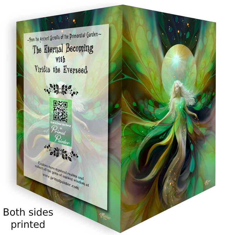 Goddess Art Collectible Story Card, Keepsake Greeting Card, Quote &amp; Mythology - product images  of 