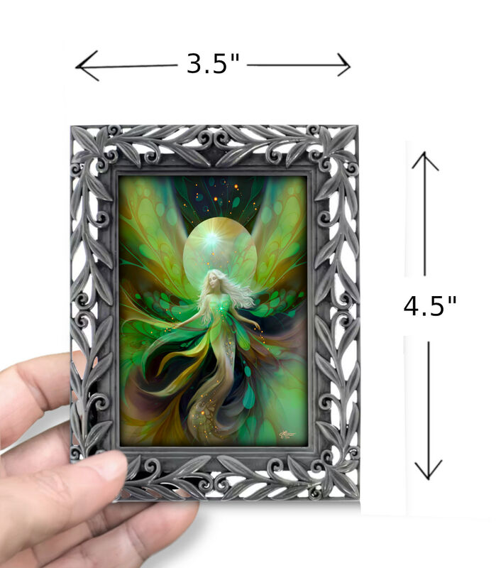 Goddess Art Gift Set, Framed Mini Print &amp; Collectible Story Card - Viridia - product images  of 