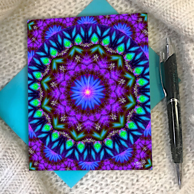 Third Eye Necklace Gift Set, Intuition Jewelry &amp; Matching Art Card - product images  of 