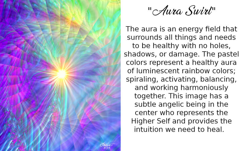 Pastel Aura Necklace Gift Set, Chakra Jewelry, Matching Art Card - product images  of 