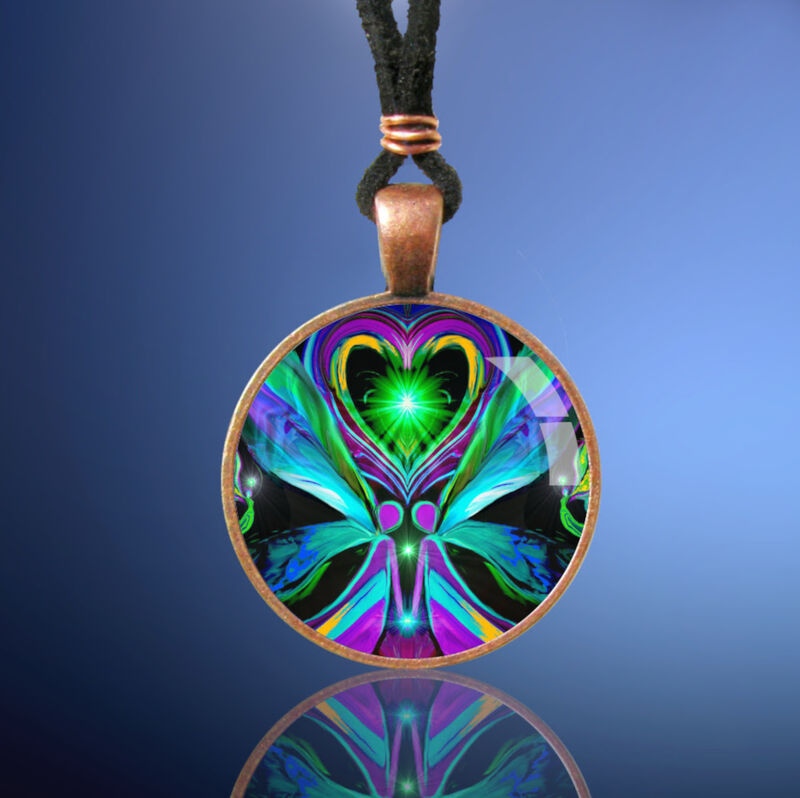 Unconditional Love Necklace Gift Set, Twin Flames Jewelry, Matching Art Card - product images  of 