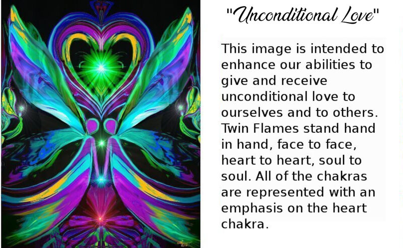 Unconditional Love Necklace Gift Set, Twin Flames Jewelry, Matching Art Card - product images  of 