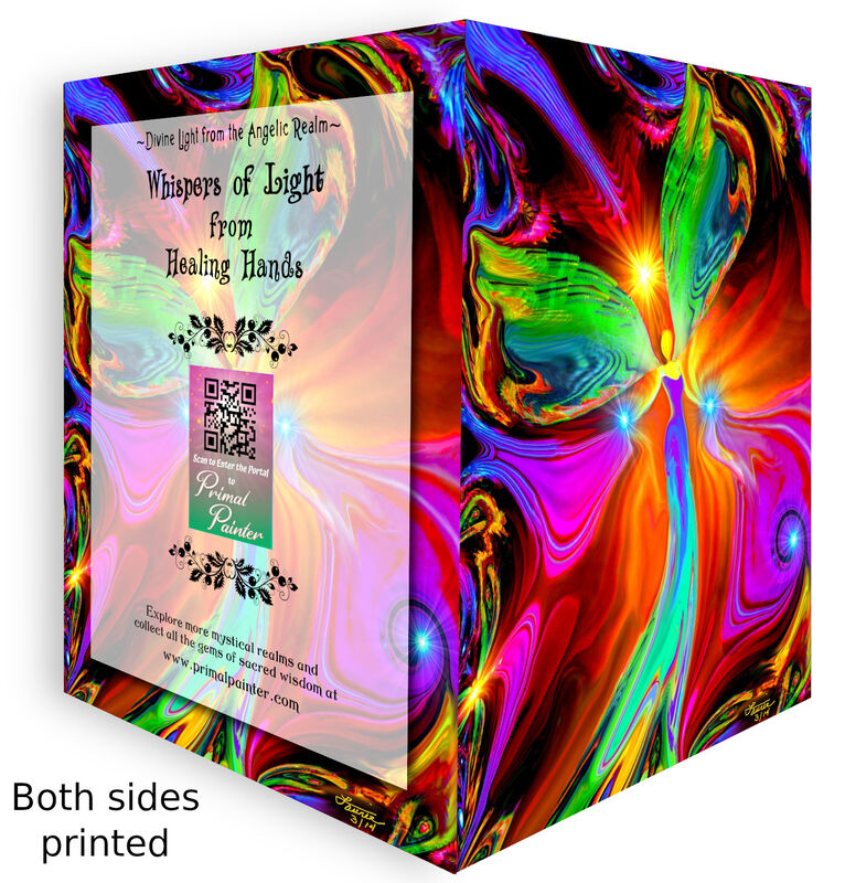 Healing Hands Necklace Gift Set, Reiki Jewelry, Matching Art Card - product images  of 