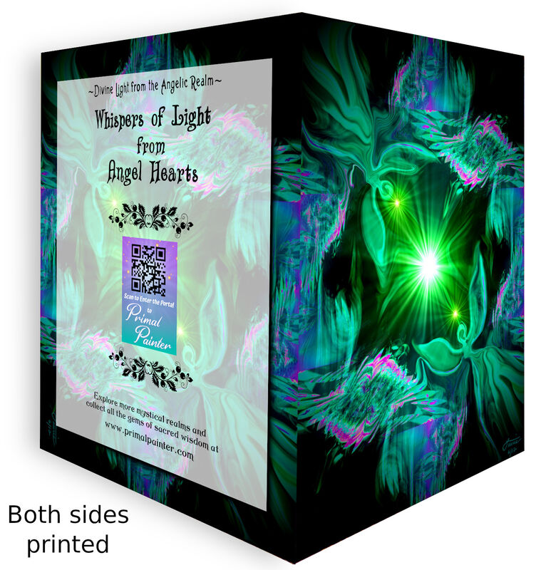 Twin Flames Necklace Gift Set, Heart Chakra Jewelry, Matching Art Card - product images  of 