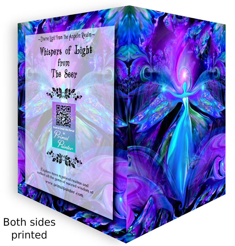The Seer Necklace Gift Set, Third Eye Chakra Jewelry, Matching Art Card - product images  of 