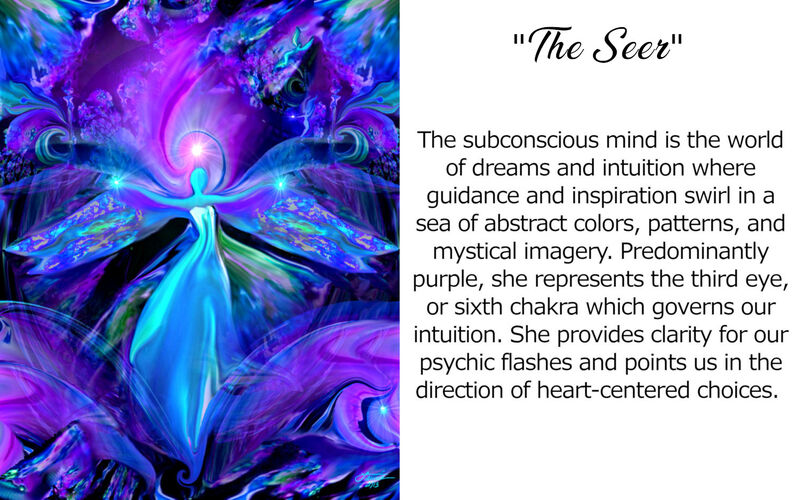 The Seer Necklace Gift Set, Third Eye Chakra Jewelry, Matching Art Card - product images  of 