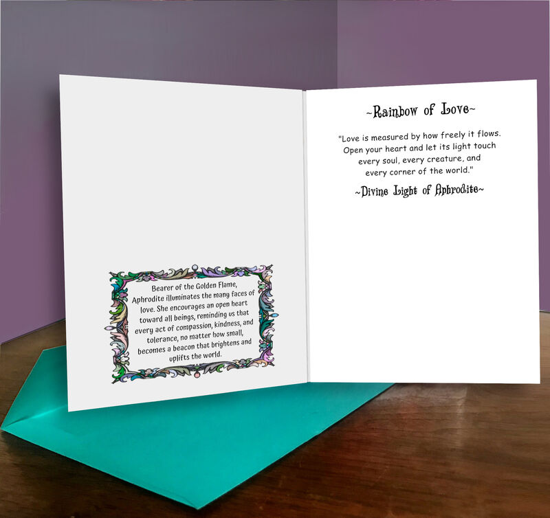 Goddess Art Gift Set, Framed Mini Print and Collectible Story Card - Aphrodite - product images  of 