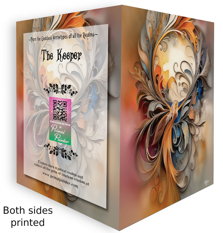 Goddess Art Gift Set, Framed Mini Print and Collectible Story Card - The Keeper - product images  of 