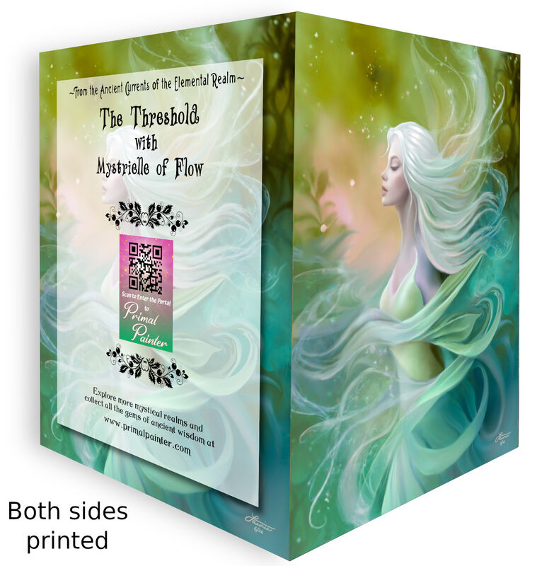 Elemental Art Gift Set, Framed Mini Print and Collectible Story Card - Mystrielle - product images  of 