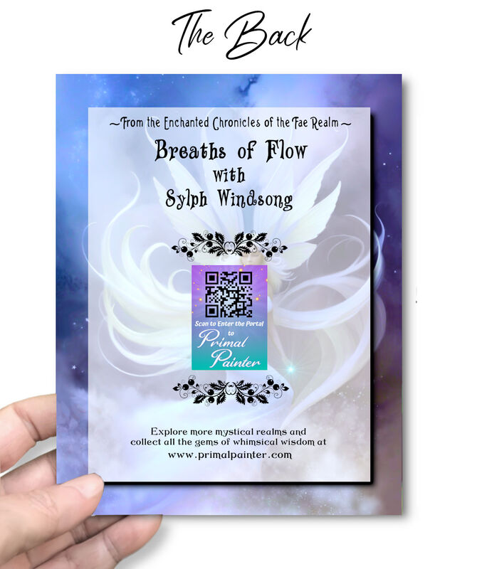Dreamy Celestial Fairy Collectible Story Card-Sylph Windsong - product images  of 