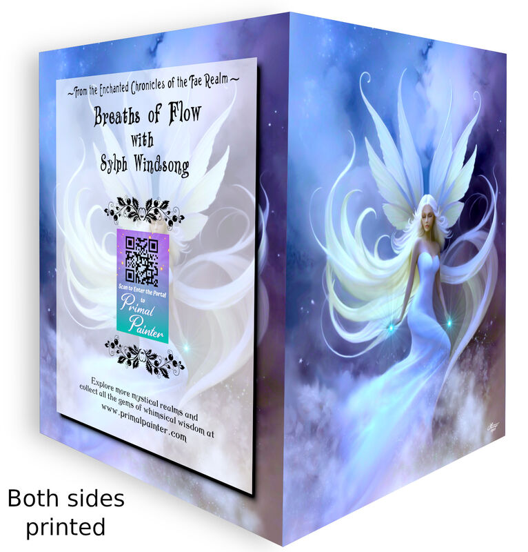 Dreamy Celestial Fairy Collectible Story Card-Sylph Windsong - product images  of 