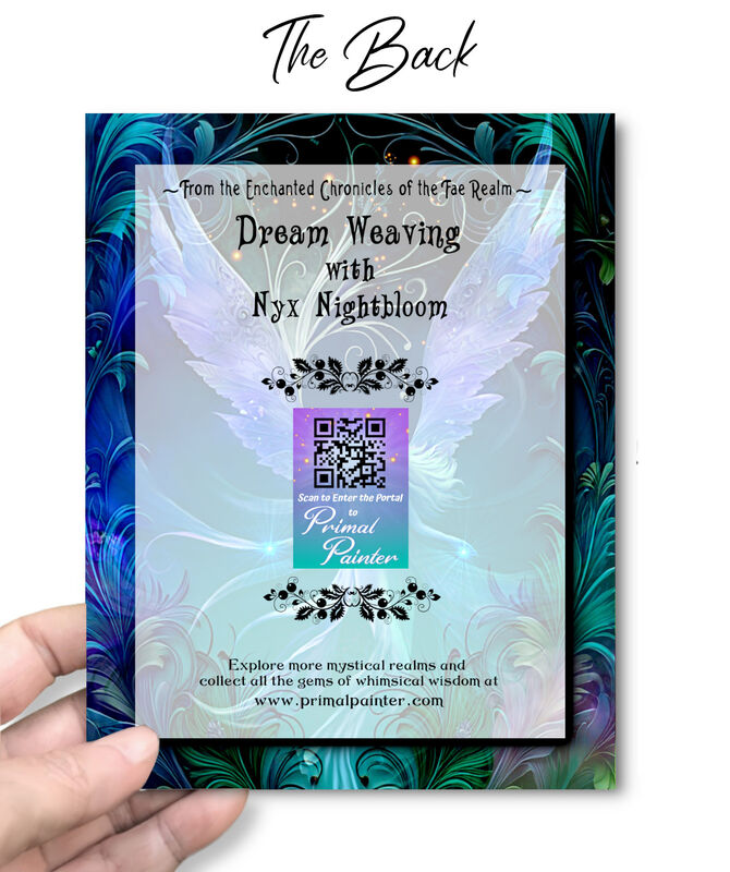 Dream Weaver Greeting Card, Mystical Fantasy Art Notecard - product images  of 