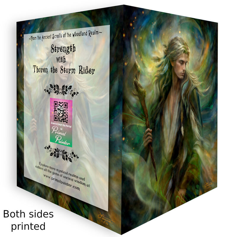 Woodland Mystic Collectible Story Card, Thoren Fantasy Art &amp; Lore - product images  of 