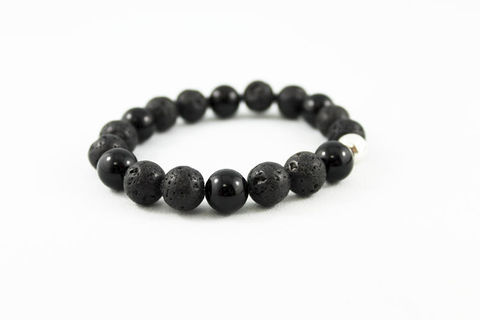 Black,Lava,Unisex,Stack,Bracelet,Jewelry,Beaded,onyx_bracelet,beaded_bracelet,stretch_bracelet,mens_bracelet,womens_bracelet,unisex_bracelet,lava_bead_bracelet,black_bracelet,stack_bracelet,mens_onyx_bracelet,lava_bracelet,stretchy_bracelet,mens_jewelry,lava beads,shiny onyx bea