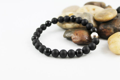 Unisex,Black,Onyx,Stretch,Stacking,Bracelet,Jewelry,Beaded,onyx_bracelet,stacking_bracelet,black_bracelet,beaded_bracelet,stretch_bracelet,stretchy_bracelet,mens_bracelet,shiny_onyx_bracelet,bead_bracelet,womens_bracelet,unisex_bracelet,mens_black_onyx,matte_onyx,onyx,elastic cord