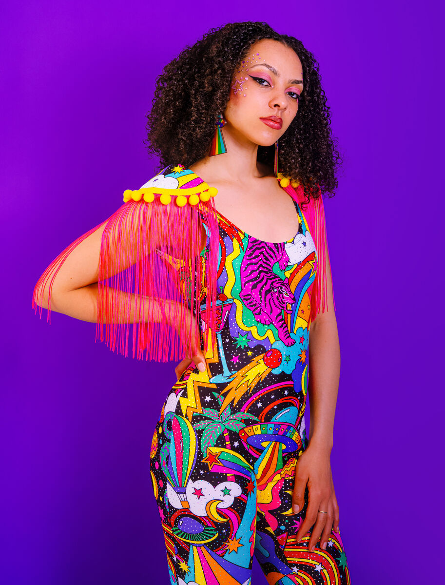 Beam Me Up Catsuit - UV reactive - Eco Lycra - product images  of 