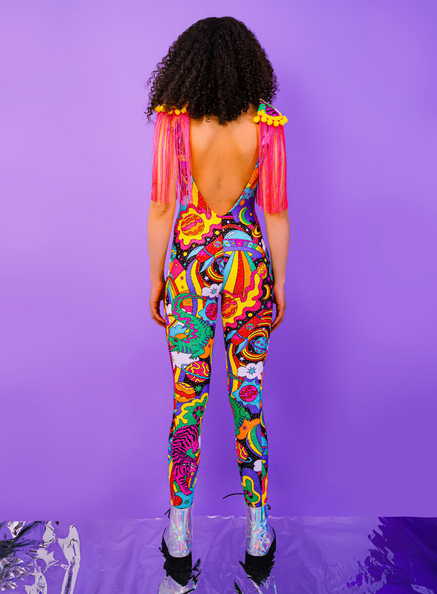 Beam Me Up Catsuit - UV reactive - Eco Lycra - product images  of 