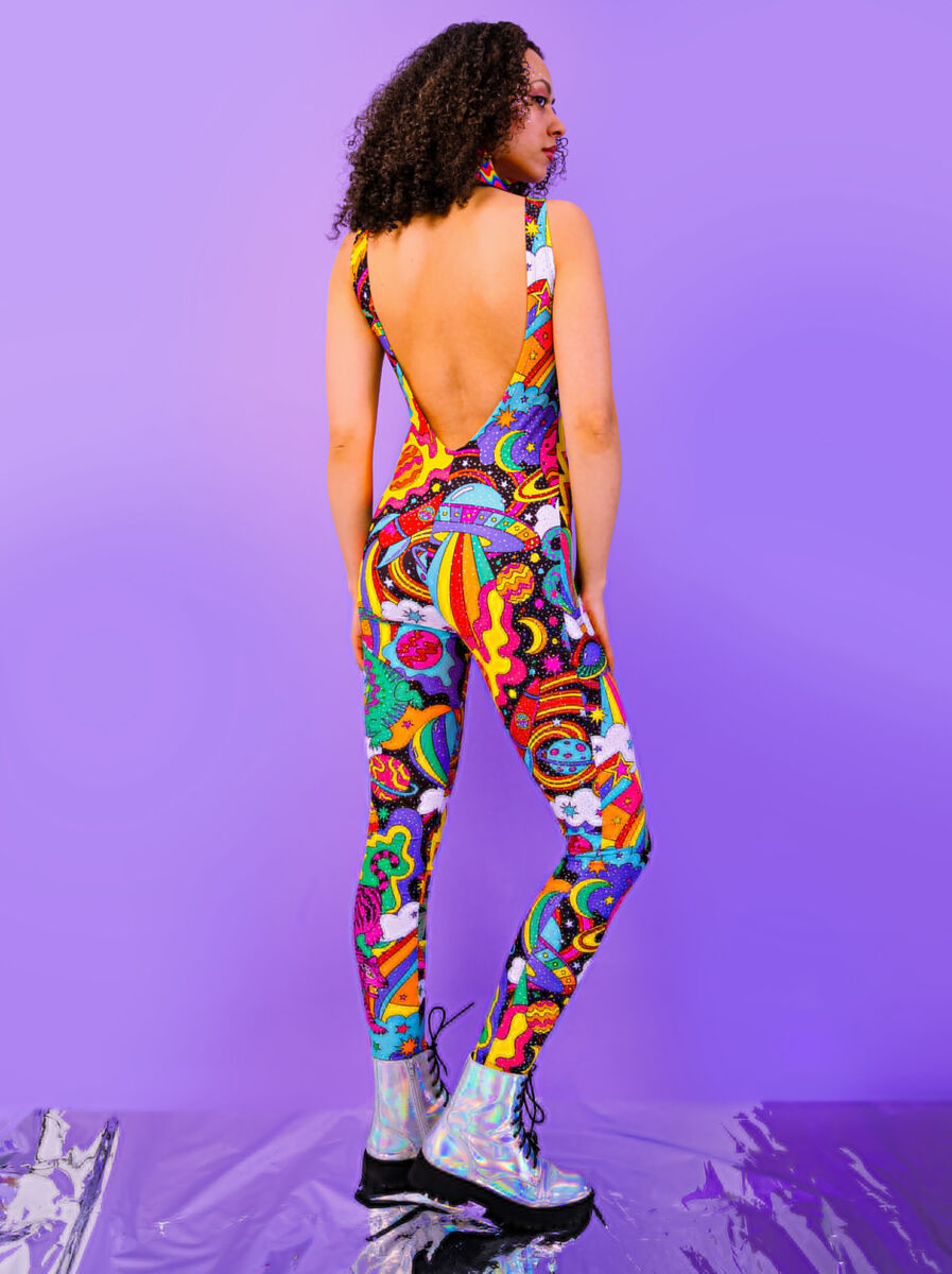 Beam Me Up Catsuit - UV reactive - Eco Lycra - product images  of 