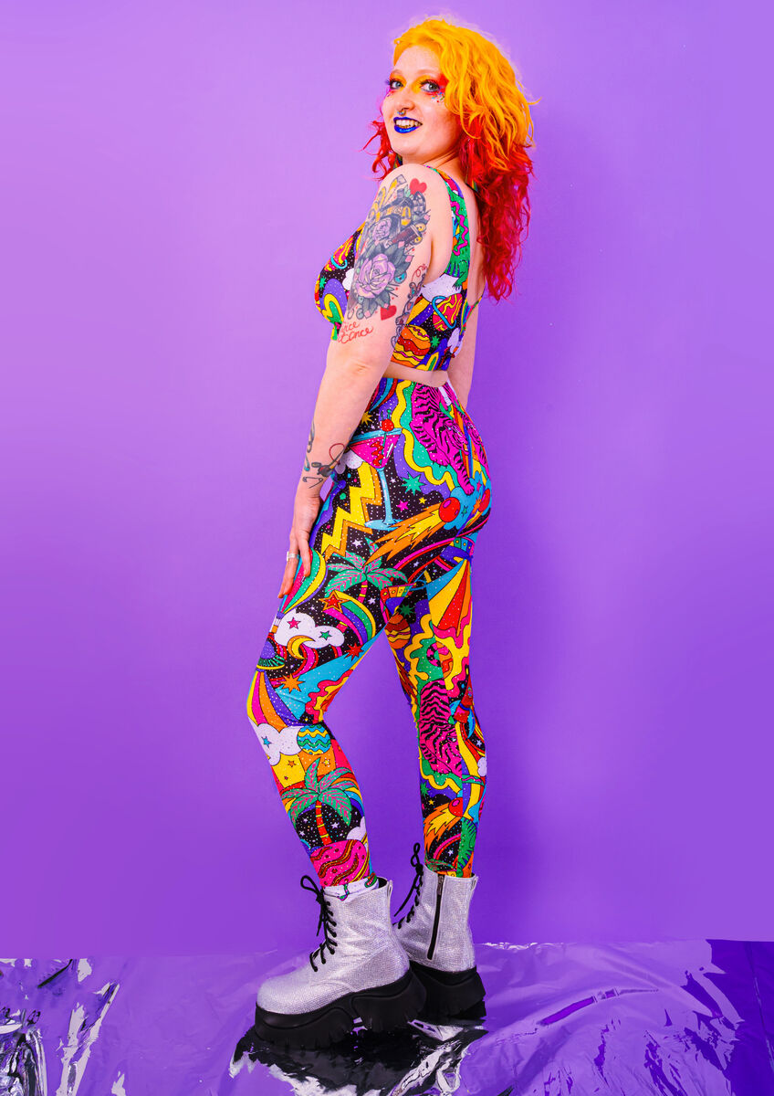Beam Me Up Leggings - UV reactive - Eco Lycra - product images  of 