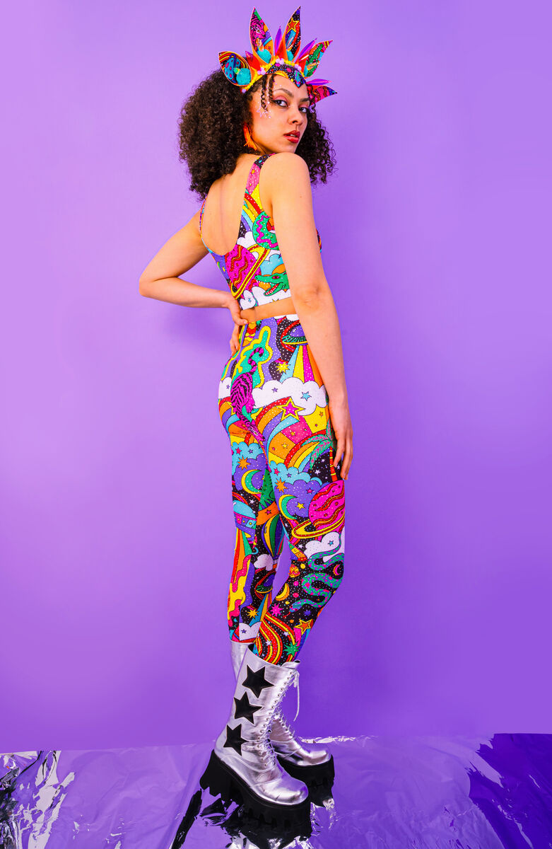 Beam Me Up Leggings - UV reactive - Eco Lycra - product images  of 