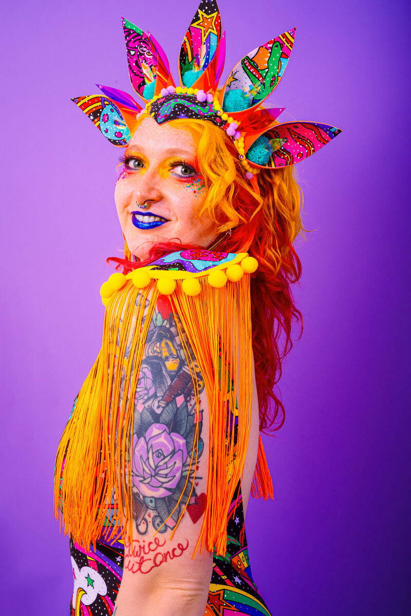 Empressive Headwear collab - Beam Me Up Spike Crown - product images  of 