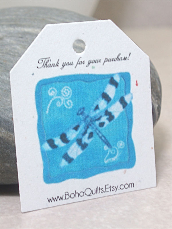 48 Custom Printed Thank You Tags--Any design you want - product images  of 