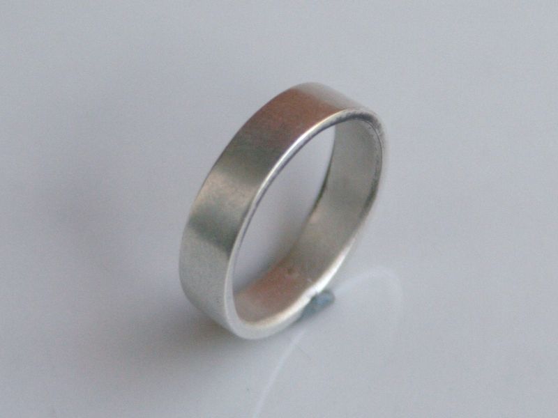 Square Wedding Band Contemporary Jewelry By Beatriz Fortes