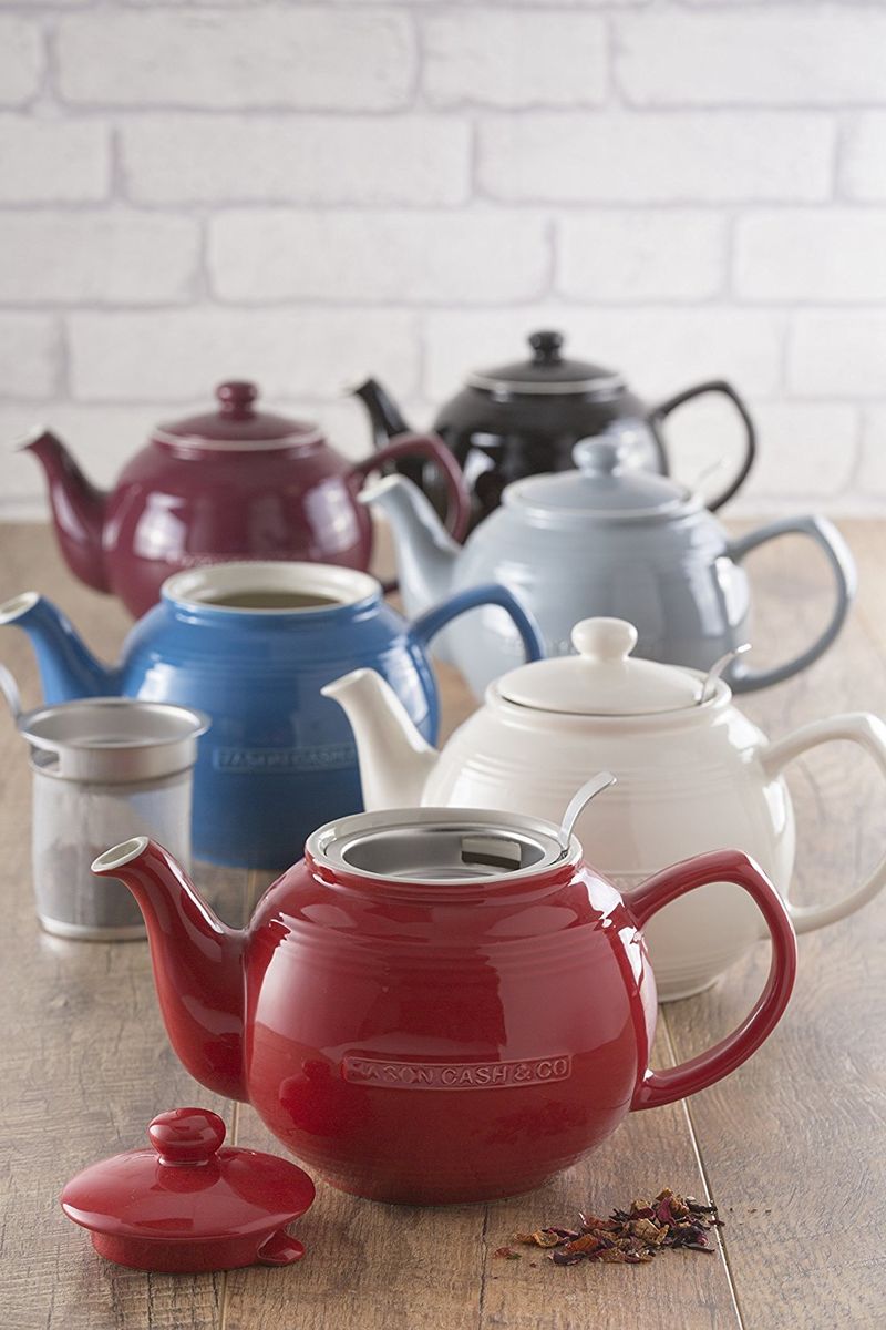 Mason Cash Red Teapot With Infuser The London Tea Merchant Mason Cash Red Teapot With Infuser Product Images Of