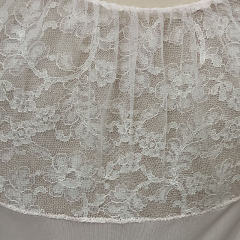 50s Blush Pink Illusion Lace Princess Gown  XS - product image  