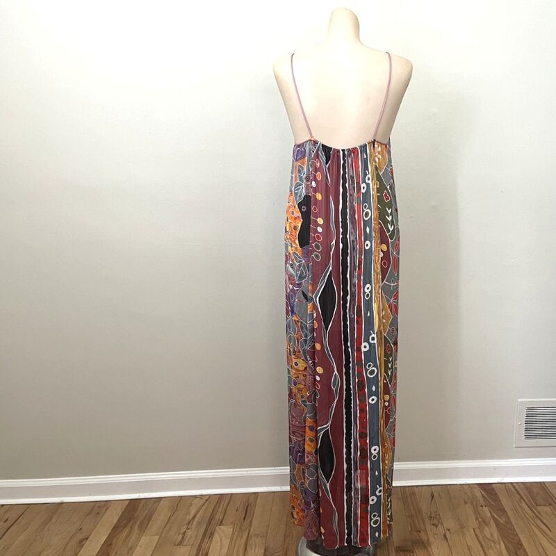 80s Vintage MARY McFADDEN Tribal Design Gown and Robe   Medium - product image  