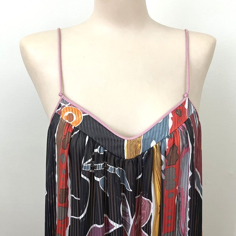 80s Vintage MARY McFADDEN Tribal Design Gown and Robe   Medium - product image  