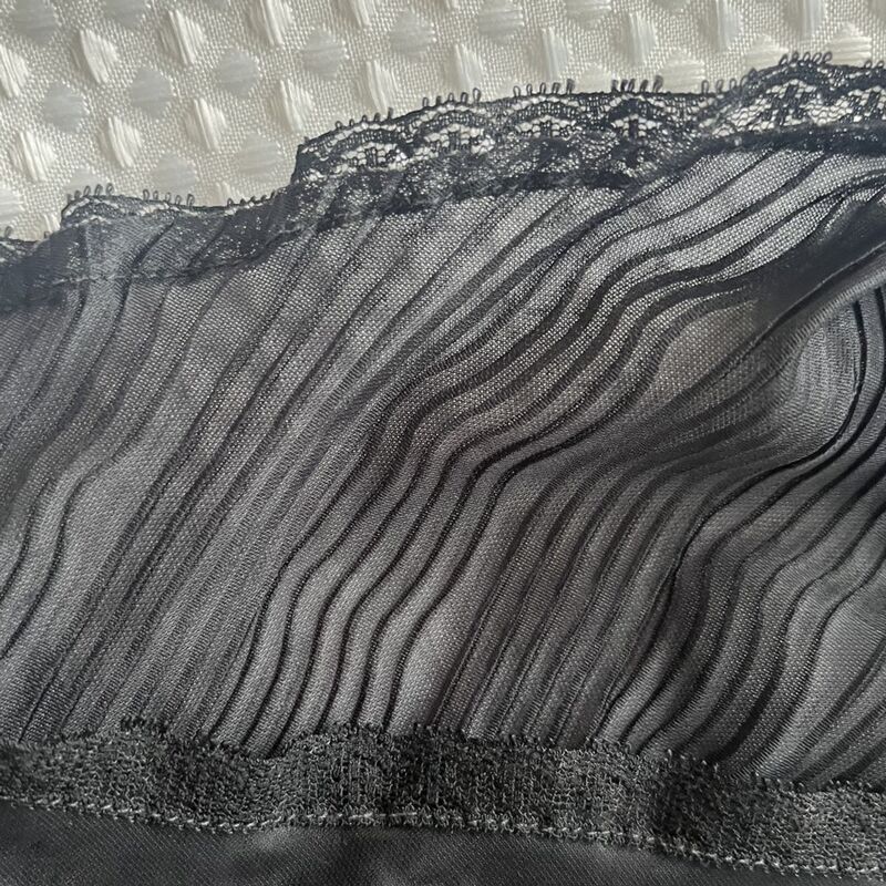 70s Vintage OLGA Daintiest Sheer Black Teddy   Small - product image  