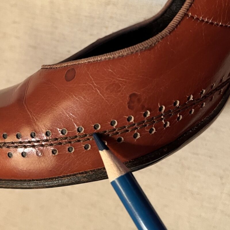40s 50s Vintage PARAMOUNT BULLOCK'S COLLEGIENNE Cinnamon Pumps   8.5AA - product image  