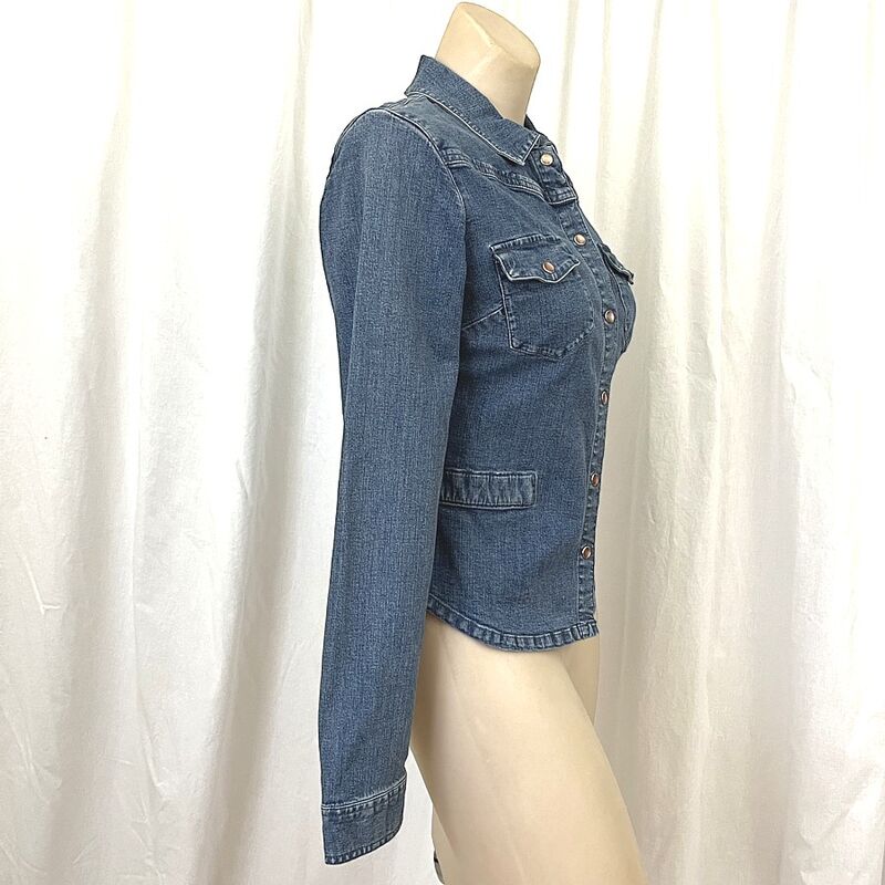 Vintage 90s CALVIN KLEIN Denim Shirt or Jacket   XS  Small - product image  