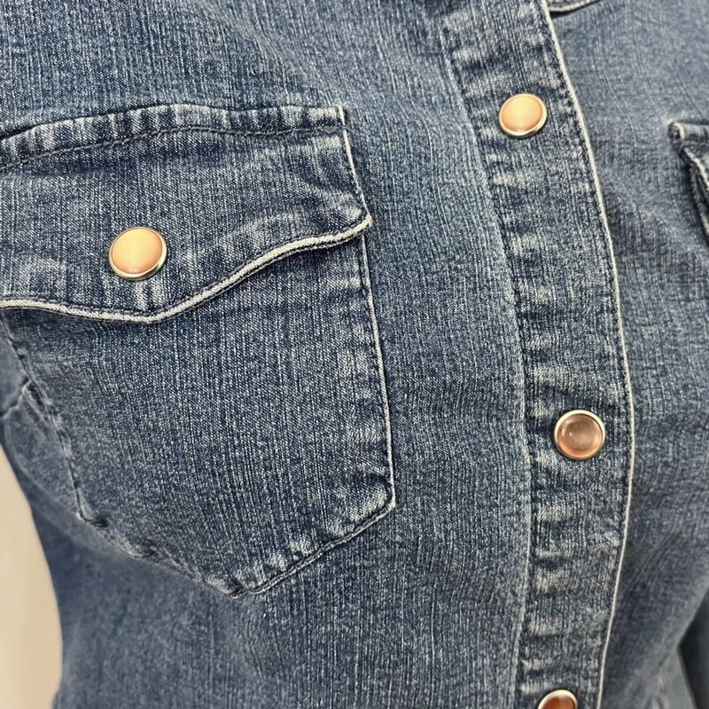 Vintage 90s CALVIN KLEIN Denim Shirt or Jacket   XS  Small - product image  