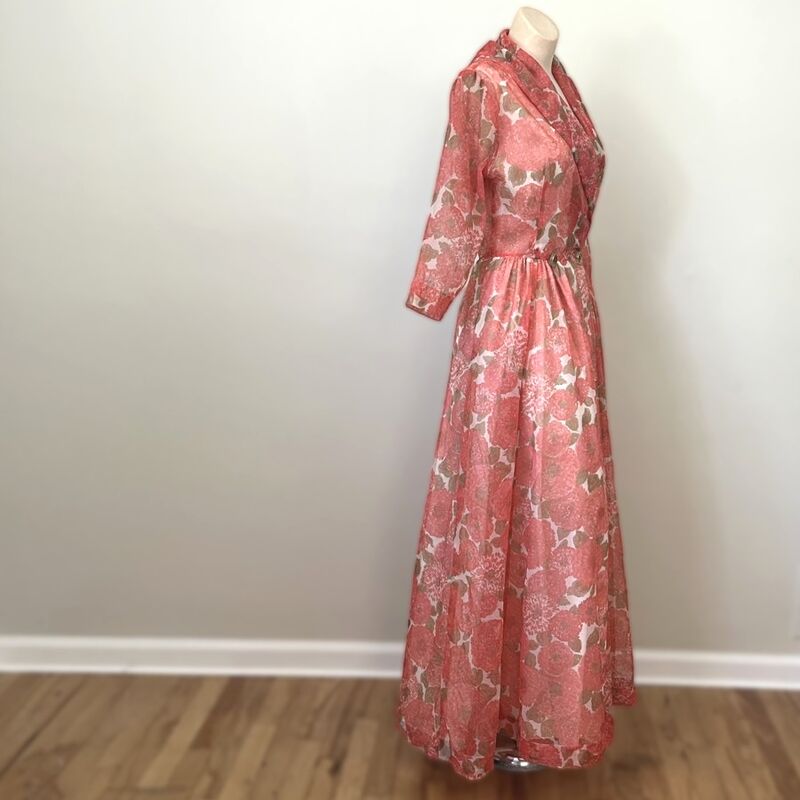 50s Vintage ROBERT ROSENFELD Dressing Gown Housecoat Robe  Medium - product image  