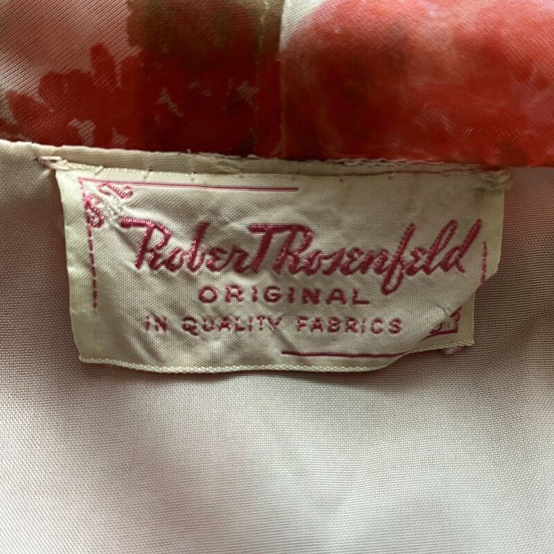 50s Vintage ROBERT ROSENFELD Dressing Gown Housecoat Robe  Medium - product image  