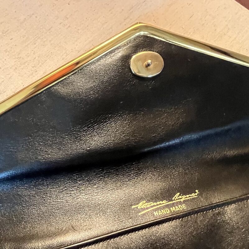 Vintage ETIENNE AIGNER Black Leather Handbag - product image  