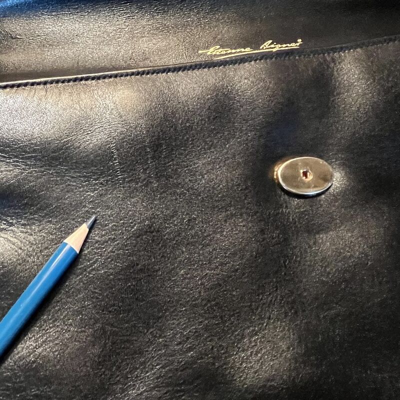Vintage ETIENNE AIGNER Black Leather Handbag - product image  